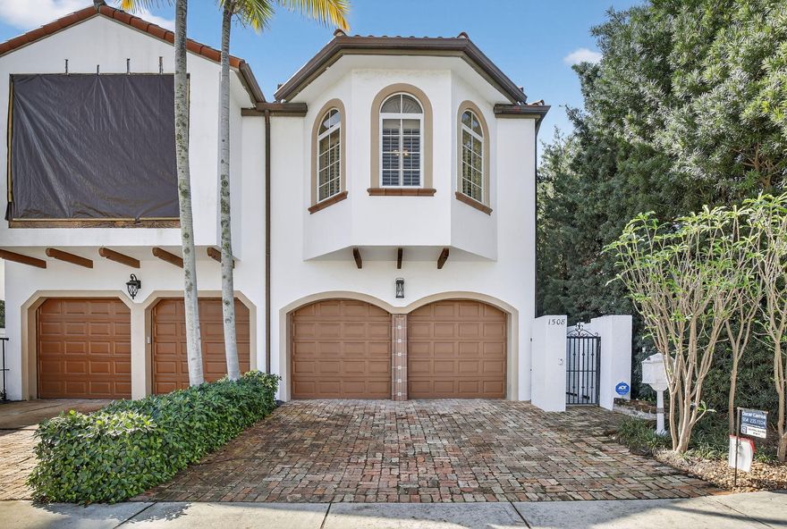 INVESTORS FANTASY !! .PRIME LOCATION & AIRBNB MONEY MAKER!! NO HOA FEES!! NO RENTAL RESTRICTIONS!  PARTIALLY FURNISHED. ONE BLOCK AWAY FROM LAS OLAS BLVD.  Short-term rental operators, and savvy buyers looking for strong income potential in one of Fort Lauderdale's most desirable neighborhoods. Rare opportunity to own a fully remodeled, turn-key Mediterranean townhome in Colee Hammock in Fort Lauderdale — the epicenter of dining, nightlife, art galleries, festivals, and luxury lifestyle experiences that visitors travel from all over the world to enjoy. This spacious 2,100 sq. ft. residence features 3 bed, 2.5 baths, an oversized loft (perfect for additional sleeping capacity or workspace) and a covered two-car garage plus parking for two more vehicles HUGE advantage for short-term rental.