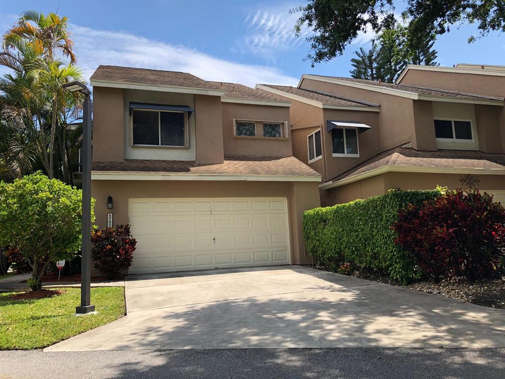 Completely renovated spacious townhome in amazing Boca Raton location. Come fast to this meticulous 3BR/2.5BA townhome with 2184SF between I95 and the turnpike, minutes from the Town Center Mall and lots of Boca Raton amenities. New Kitchen with upgraded cabinets, granite and beautiful stainless steel appliances. Freshly tiled bathrooms with new cabinet, wow. Tremendous spacious and storage throughout this home. 2 story living room loaded with windows make the home bright and open. Large two car garage with extra refrigerator. sliding Hurricane shutters for your security. This quiet neighborhood has a beautiful swimming pool for your enjoyment. Call fast.