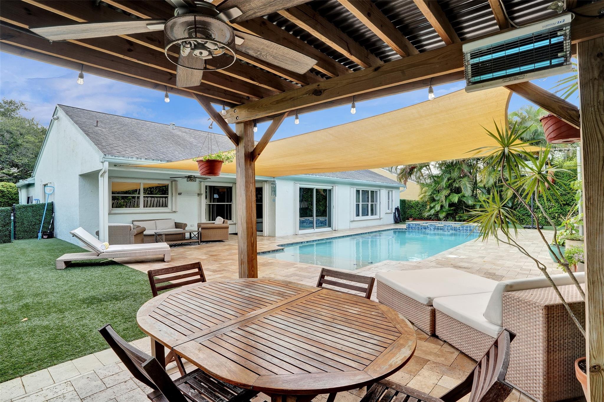 Ready to trade your hustle for hammock time? Say hello to your laid-back FL lifestyle in this Cooper City gem — 3-bed, 2-bath pool home plus a den/office (because even paradise needs a Zoom corner) or make it 4th bed. You’ll be greeted by vaulted ceilings, open living & dining areas, & a crisp white kitchen with granite counters & shiny stainless appliances just begging for brunch. And the upgrades? spa-worthy bathrooms, impact garage door, & a backyard that makes others jealous. Pool+Jacuzzi have child fencing, accordion shutters all around. Tucked in the oak-canopied charm of Cooper's Place, this is the one you’ve been manifesting. Come see it before someone else claims your pool float.