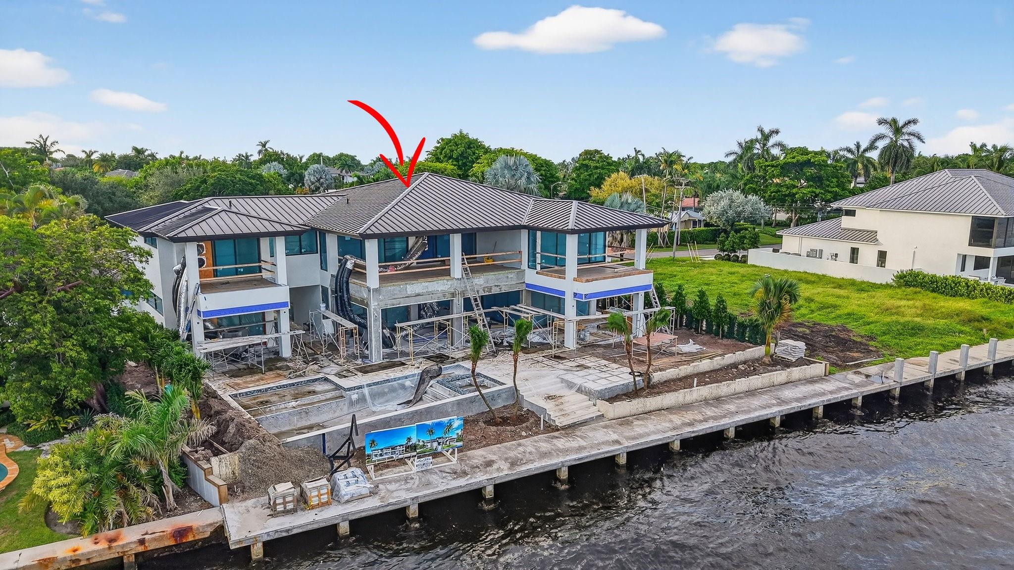 Located on one of the finest direct intracoastal Isles overlooking Birch State Park! Perfectly positioned, almost 16,000 sf property & 100ft of water frontage. Spectacular wide open intracoastal views mesmerize from virtually every room of superior collaboration Architect Bob Tuthill/custom builder JL LaVallee/designer Alex Thies. Almost 2,300 sf covered outdoor living areas & balconies perfectly blend exceptional floorplan, separate private guest house, 5 air conditioned garage bays + large gated motor court. Custom amenities: Lutron technology, Lennox air conditioners, ultimate chef's kitchen & pantry, SubZero/Wolf appliances, wine room, expansive living areas, mudroom, private primary suite, spa style bath, walk-in closets, home office & balcony, upstairs club/media/game room. CO 12/25.