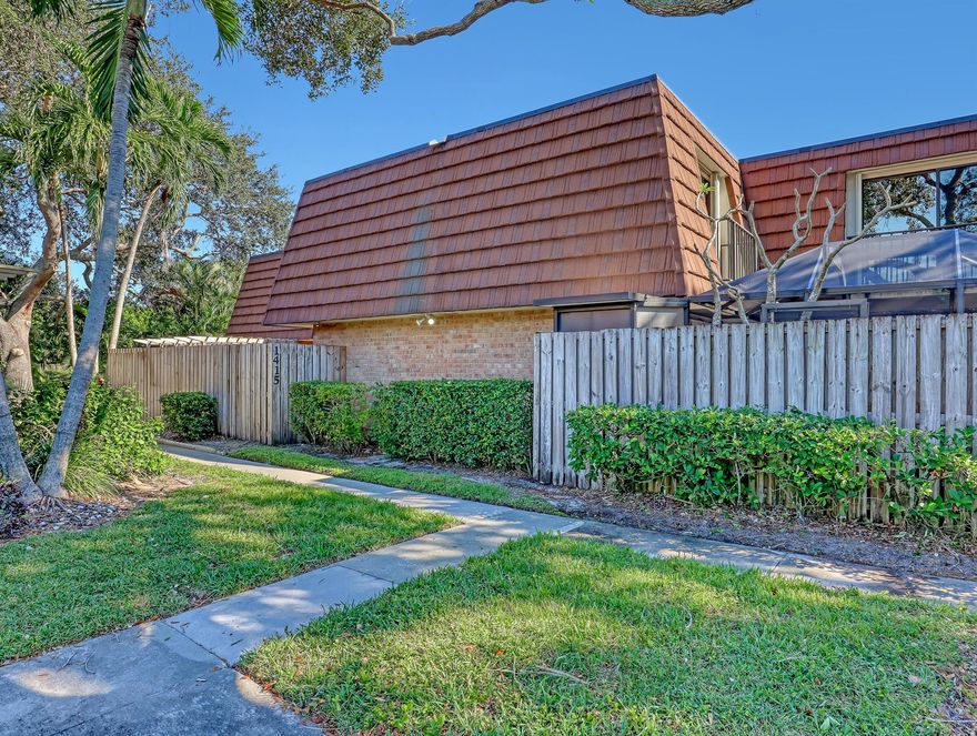 Beautifully renovated 2BR / 2.5BA Garden Lakes townhouse with a den, ideally located in a quiet, tucked-away community in the heart of Palm Beach Gardens. This stunning home offers modern style, comfort, and convenience just minutes from I-95, The Gardens Mall, PGA National, and premier shopping and dining. Features include luxury vinyl flooring, upgraded kitchen with modern finishes, fully remodeled bathrooms, and an energy-efficient tankless water heater. The versatile den provides the perfect space for a home office, guest room, or media area. Enjoy serene living with easy access to everything Palm Beach Gardens has to offer. This home is a must-see!