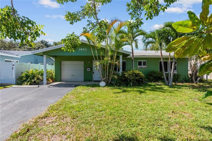 This nice home has been very well taken care of.. 2/2 with 1/2 garage 1/2 utility room & with upgraded windows and doors with hurricane impact windows. Pergo wood flooring with tile and hard wood. Roof is from 1970 but is in excellent shape with concrete tiles that have been cleaned & resealed every 5 years but insurance will need it replaced.  Should pass 5 point inspection.  All you need to do is update the interior.  Few homes for sale at this price and very quite location. Close to schools and parks. Call listing agent for access!  Cash investors no inspections!!