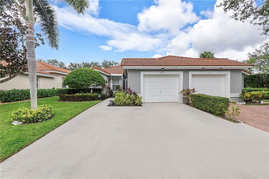 Welcome home to by far the nicest home available in Palm Isles. This 2 bedroom with 2 bathroom, plus a den can be yours, den can also be used as a 3rd bedroom. Updates include impact windows throughout, custom designer touches really make this home one of a kind. The large and fully renovated designer kitchen boasts custom cherry cabinetry with built in wine rack and finished with a magnificent waterfall countertop. All kitchen cabinet doors and drawers offer soft close feature. Custom Artisan wall unit/cabinetry is the focal point of the Florida room, as featured in Florida Home Magazine. With vaulted ceilings and impact resistant skylights providing bright natural lighting throughout the day. Luxury vinyl flooring, custom window treatments, custom closets, and new LED lighting throughout are just a few of the special additions to this home. The dining room with its vaulted ceiling features an exquisite Vertigo LED pendant chandelier which adds a truly custom feel to this home. This exquisite Villa is a must-see, and is in move in condition.