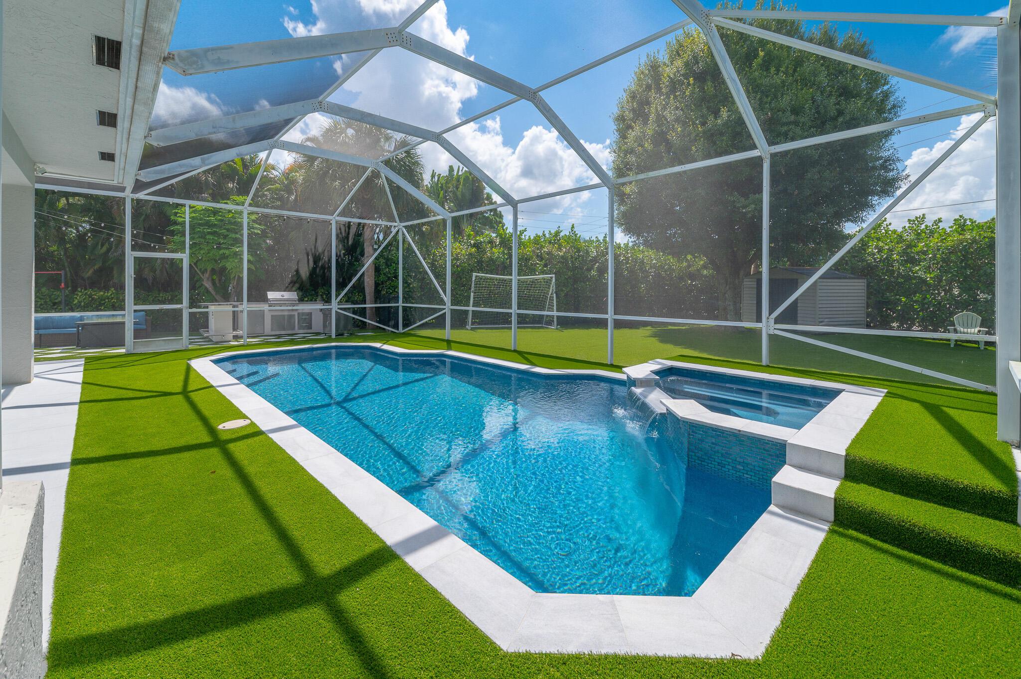 Stunning rental in Egret Landing! This 4BR, 2BA home with 2-car garage sits on a quiet cul-de-sac and boasts a gorgeous, screened pool & spa plus a huge backyard perfect for relaxation and entertaining. Inside, enjoy a chef's kitchen with gas stove, double ovens & stainless appliances. Residents have access to exceptional community amenities, including a clubhouse, resort-style pool, fitness center, tennis & pickleball courts, and basketball. Ideally located near top-rated schools, beaches, shopping, dining, and world-class golf courses. Experience the ultimate balance of convenience and leisure in this vibrant Jupiter community!