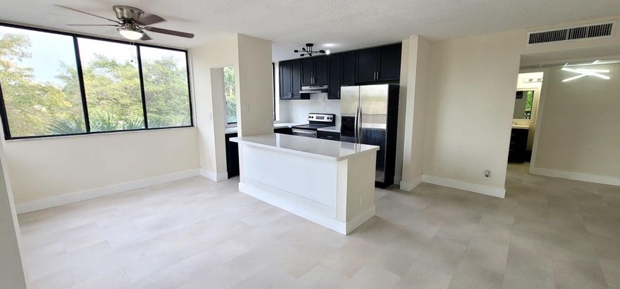 Discover this beautifully renovated 2-bedroom home featuring a modern open-concept design. The bright and airy living room seamlessly flows into the stylish kitchen, complete with a breakfast area—perfect for casual dining. Elegant tiled floors throughout enhance the sleek and contemporary feel of the space. This home offers both comfort and functionality, making it an ideal choice for those seeking style and convenience.******   Property is rented at $2095 per month till 06/30/2026.*****