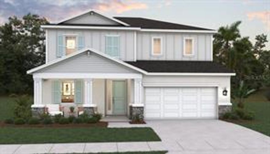 One or more photo(s) has been virtually staged. Under Construction. SAMPLE IMAGES The Winston is a spacious two-story home offering 2,519 sq. ft. of thoughtfully designed living space with 4 bedrooms, 3 bathrooms, and a 2-car garage. The first floor features a modern kitchen with a large island that overlooks the great room and dining area, creating a seamless flow ideal for everyday living. A flexible front room adds functionality, making it perfect for a home office, playroom, or formal space. Step out to the lanai to extend your living space. Upstairs, the private primary suite offers a spacious walk-in closet and a well-designed bathroom. A loft area provides additional space for a media room, game area, or reading nook.