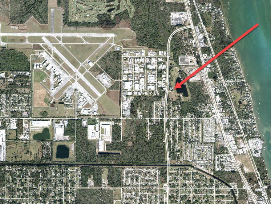 44.57 acres of land zoned IX-Industrial Extraction, with Industrial FLUC land Use. A 11,476 Class B Office Bldg on 1.35 acres is available separately. The owner has plans for 100,000 SF of whse. and concept plans for RV Storage and truck parking. Also a concept plan for a 250-space RV Campground uses the office building as a clubhouse. The RV Campground requires both a land use and zoning change.  The industrial uses require a zoning change to Industrial. The future land use is industrial. The site has city water, sewer, and a lift station. DD docs are available including site plans, surveys, environmental reports: underground, architectural plans, and more. The SE 4.99 acres has rock, catch basins, and drainage for 2 buildings, 52,000 sf. Will work for a Live Local project.