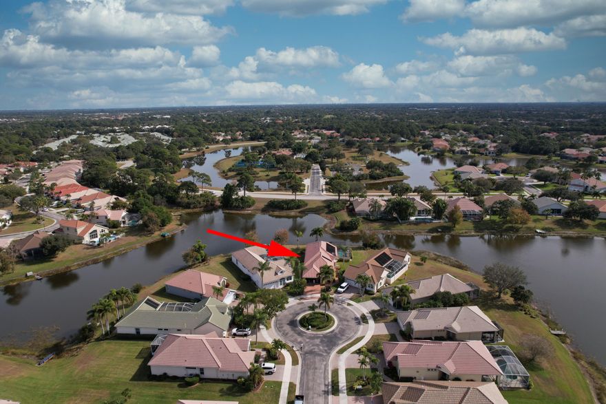 Under contract taking back up offers.  Lakefront pool home in prestigious Lake Charles. This oversized St. James model offers 3 bedrooms, 2 baths, a screened pool, plus added family room and office, all with beautiful lake views. The split floor plan provides bright, comfortable living spaces perfect for relaxing or entertaining. Major updates include the entire home being replumbed, a roof certified with over 5 years of life remaining, and a 2-year home warranty included for peace of mind. Enjoy resort-style community amenities with lawn care included, plus the option to build your own dock and bring the boat. Conveniently located near shopping, dining, and schools. Prior inspections available upon request.