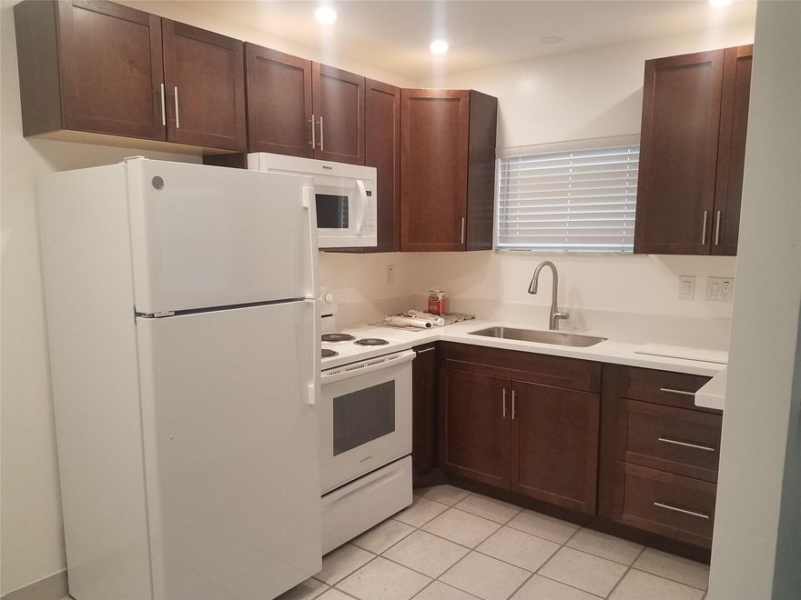 All new kitchen with new appliances and updated bathroom in a great location nestled between the beach and I95 for access to all the activities Pompano Beach has to offer. Freshly painted and ready to move in.
