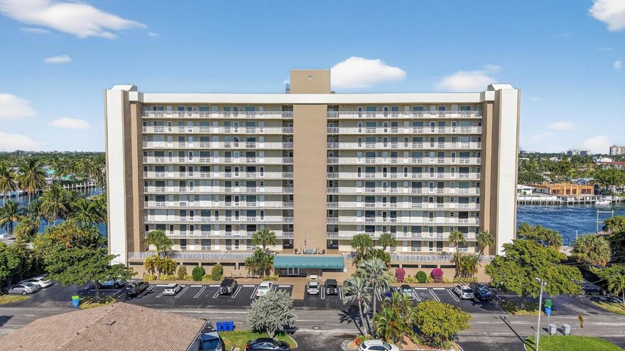 LIVE THE LIFESTYLE OF THE NEW POMPANO BEACH IN THIS TOTALLY UPGRADED 1 BED/1 BATH CONDO DESIGNED BY A PROFESSIONAL DECORATOR. ONCE YOU ENTER UNIT THERE WILL ENDLESS VIEWS OF THE INTRACOASTAL WATERWAY NORTH & SOUTH FROM YOUR BALCONY ! THE KITCHEN HAS WHITE SHAKER CABINETS WITH QUARTZ COUNTERTOPS AND BACKSPLASH. ALL NEW SS APPLIANCES WITH AMPLE PANTRY STORAGE SPACE AND RECESSED LIGHTING. THE FLOORS ARE LUXURY VINYL AND WATER RESIDENT. AMPLE CLOSET SPACE IN THE MASTERBED ROOM WITH ONCE AGAIN A BEAUIFUL BRIGHT VIEW OF THE INTERCOASTAL. THE BATHROOM HAS ITALIAN MARBLE WALLS WITH A SEAMLESS SHOW DOOR & LINEAR DRAIN. CABINETRY IS WHITE SHAKER. THIS BUILDING HAS IT ALL 2ND FLOOR SUNDECK, CLUB ROOM WITH KITCHEN, PIRVATE BEACH ACESSS ! VIEW IT ! LOVE IT ! BUY IT !