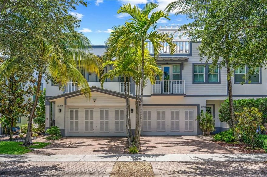 The Island Enclave offers a lifestyle of elegance, prestige and architectural style in one of the most convenient locations in the city VICTORIA PARK. Over 3500 Sq ft of air-conditioned space with 35 ft ceilings in living room. Jerusalem stone & crown molding throughout all 3 floors. Gorgeous Chefs kitchen new in 2018 & features include Thermador 6 burner natural gas cooktop, double oven,all stainless steel, quartz and quartzite tops, large island, breakfast room & pantry. All Bedrooms are spacious with large closets. The third floor features a spacious media/flex room with bath & wet bar with 1000 sq ft sun deck. All windows & doors impact glass. Private backyard with pool surrounded by lush landscape & privacy & natural gas hook up for barbecue.This home is impeccable and shows like new.