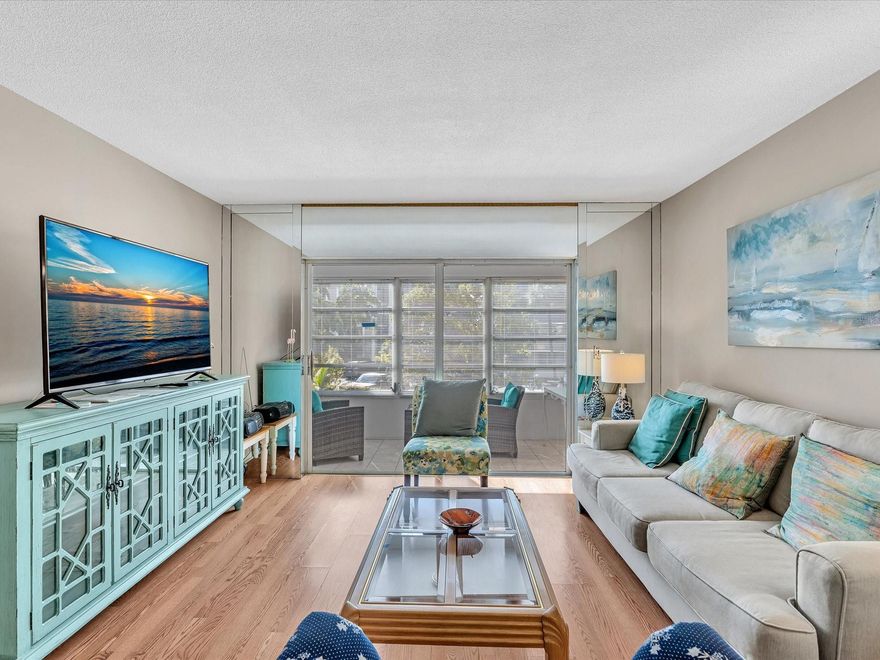 Enjoy easy living in this beautiful 2-bedroom, 2-bath 2nd floor condo located in the desirable Lauderdale Oaks. This light and bright residence is fully furnished with tasteful, move-in-ready furniture, making it ideal for seasonal or full-time living. A spacious layout offers comfortable living, open kitchen, and generous bedroom sizes with ample storage. Situated in a well-maintained, active 55+ community, residents enjoy a relaxed lifestyle with amenities including a clubhouse, pool, social activities, and beautifully kept grounds. Low HOA fees provide excellent value and include many conveniences, allowing for worry-free ownership. Conveniently located near shopping, dining, medical facilities, and major roadways, this condo offers comfort, affordability, and community—all in one.