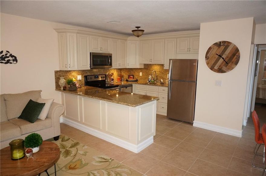 Fully remodeled condo, tile floor throughout the unit, open kitchen, stainless steel appliances granite countertops. Furniture is not included, but it can be negotiated in the price. It is a corner unit and it has central AC. Fully remodeled condo, tile floor throughout the unit, open kitchen, stainless steel appliances granite countertops. Furniture is not included, but it can be negotiated in the price. It is a corner unit and it has central AC.