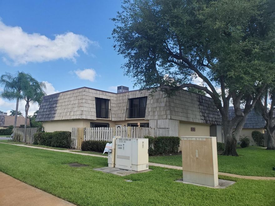 LOCATION & VALUE! Available now, this 2-bedroom, 2.5-bath townhome offers comfort, convenience, and modern living in the gated Waterside Estates community.  Inside, enjoy the ease of an in-unit washer/dryer and a private courtyard with storage. Outside, benefit from two dedicated parking spaces plus nearby guest parking, all just steps from the clubhouse and pool. Perfectly positioned at the front of the community, this townhome combines security, accessibility, and lifestyle amenities ready for its next resident.