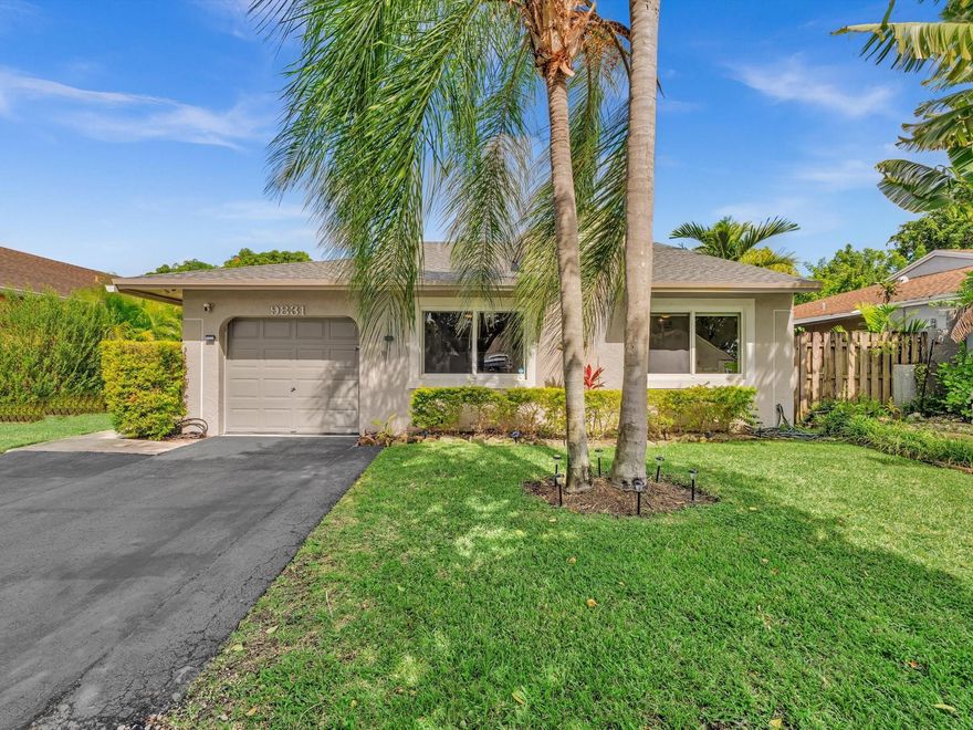 This beautifully updated home is located in one of the most desirable communities in Cooper City, known for its top-rated schools, strong sense of community, and peaceful, family-friendly atmosphere. The home features a modern, open layout with vaulted ceilings, impact windows, updated ceramic floors, and a sleek kitchen with SS appliances. A converted garage offers a versatile fourth bedroom or flex space, ideal for guests, a home office, or playroom. Private backyard, complete with a sparkling pool and covered gazebo perfect for entertaining, relaxing, or enjoying Florida sunshine. The Colony at Stirling, residents enjoy quiet tree-lined streets, proximity to parks, sports fields, walking trails, and easy access to shopping, dining, and major highways.