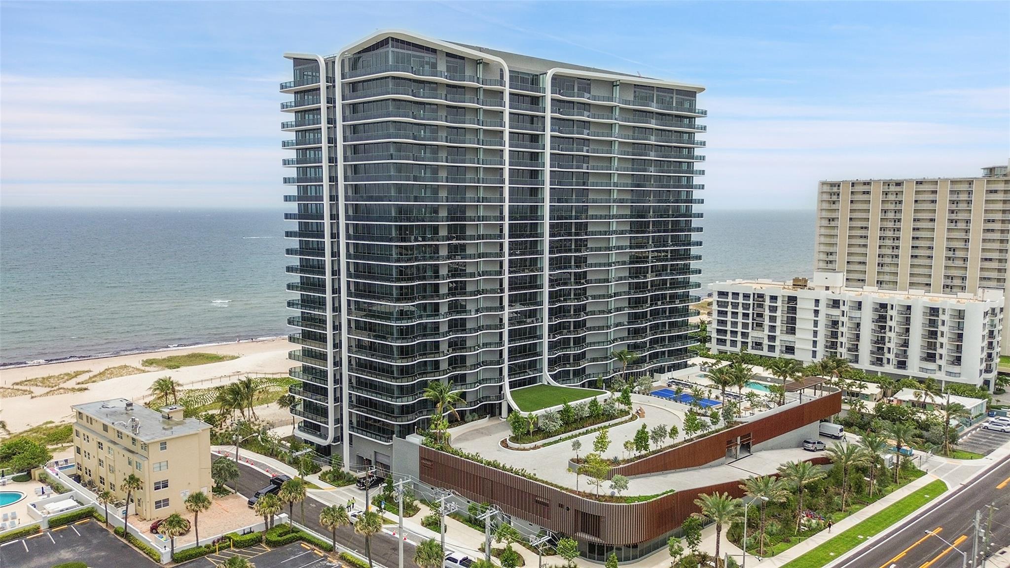 4+BED/4.5 BTH. WAKE UP TO THE ATLANTIC OCEAN SUNRISE, UNWIND TO INTRACOASTAL SUNSETS—CASAMAR’S UNIT 1701 IS YOUR PRIVATE OCEANFRONT OASIS IN THE SKY. THIS RARE SOUTHEAST CORNER FLOW-THROUGH RESIDENCE HAS BREATHTAKING VIEWS AND 2 WRAP AROUND BALCONIES, SPACIOUS LAYOUT, 3,390 SQ FT INTERIOR + 1,000+ SQ FT OF BALCONIES, PRIVATE ELEVATOR ENTRY WITH DIRECT ACCESS TO YOUR RESIDENCE, ENTERTAINER’S WET BAR, SEAMLESS FLOW TO OUTDOOR LIVING SPACES, DESIGNER DETAILS, FLOOR-TO-CEILING GLASS, PRIVATE 10×10 A/C STORAGE UNIT ON THE SAME FLOOR. RESORT AMENITIES, OCEANFRONT SUNRISE POOL & SUNSET POOL, SPA, FITNESS CENTER, PICKLEBALL, GOLF SIMULATOR, VALET, AND BEACH CLUB. SELLER OFFER $50,000 CREDIT AT CLOSING TO INTERIOR DESIGN. 2 ASSIGNED PARKING SPACES. MOTORIZED LUTRON BLIND AND SHADES. SOUND SYSTEM.