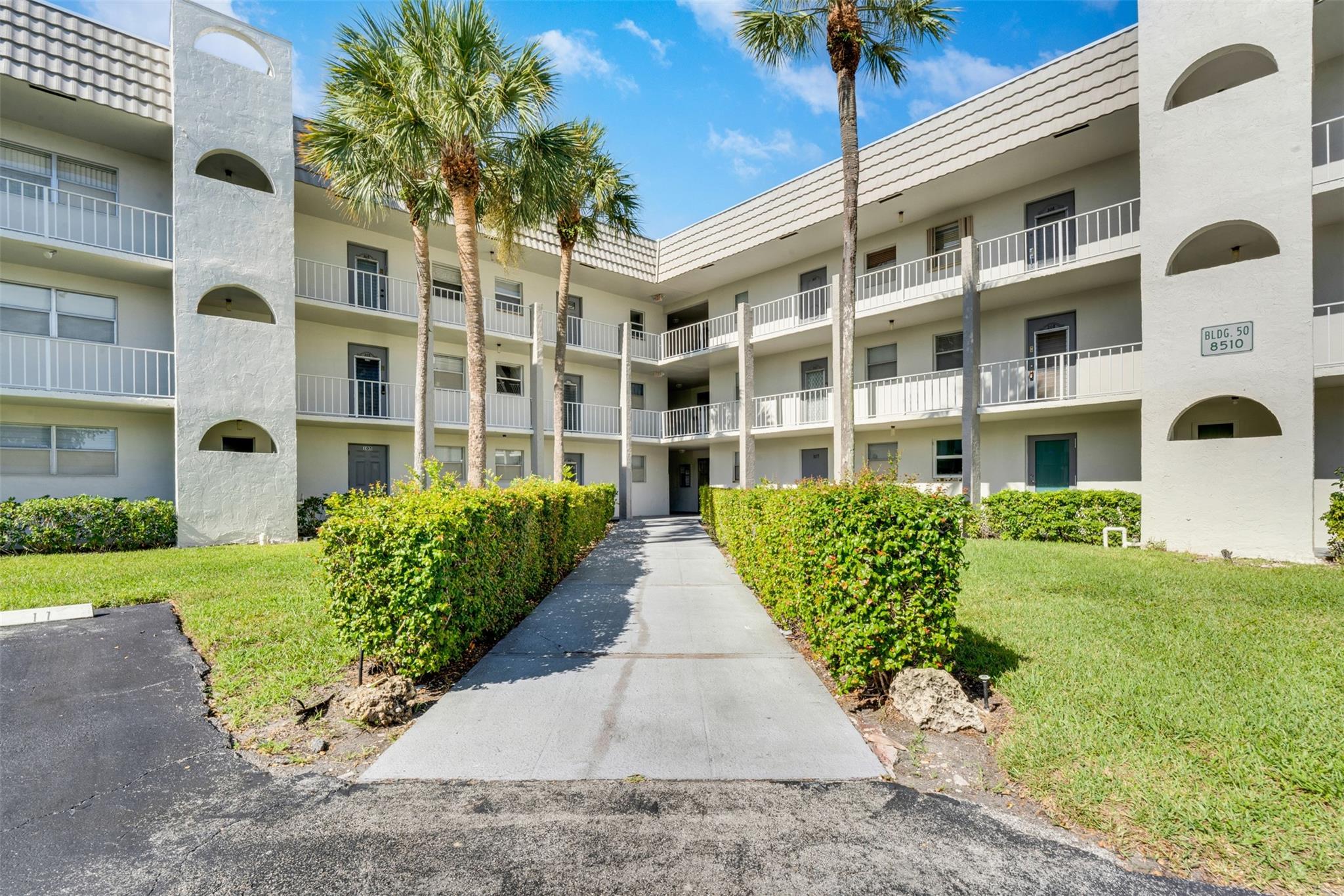 Live the relaxed South Florida lifestyle in this value-packed 1-bed, 1-bath condo in sought-after Sunrise Lakes Phase 2—an active adult community! This 2nd-floor garden unit features a bright, spacious layout with a large bedroom, walk-in closet, & private screened balcony—ideal for enjoying morning coffee & evening breezes. While the unit needs updating, it's priced to move—bring your vision! Enjoy resort-style amenities, including a clubhouse, pools, sauna, gym, billiards, theater, and more. Stroll beautifully maintained grounds, socialize with friendly neighbors, & soak up the sunshine. Assigned parking included. Leasing is permitted, adding flexibility. Whether full-time or seasonal, this peaceful retreat is just minutes from shopping, dining, & all the best of South Florida.