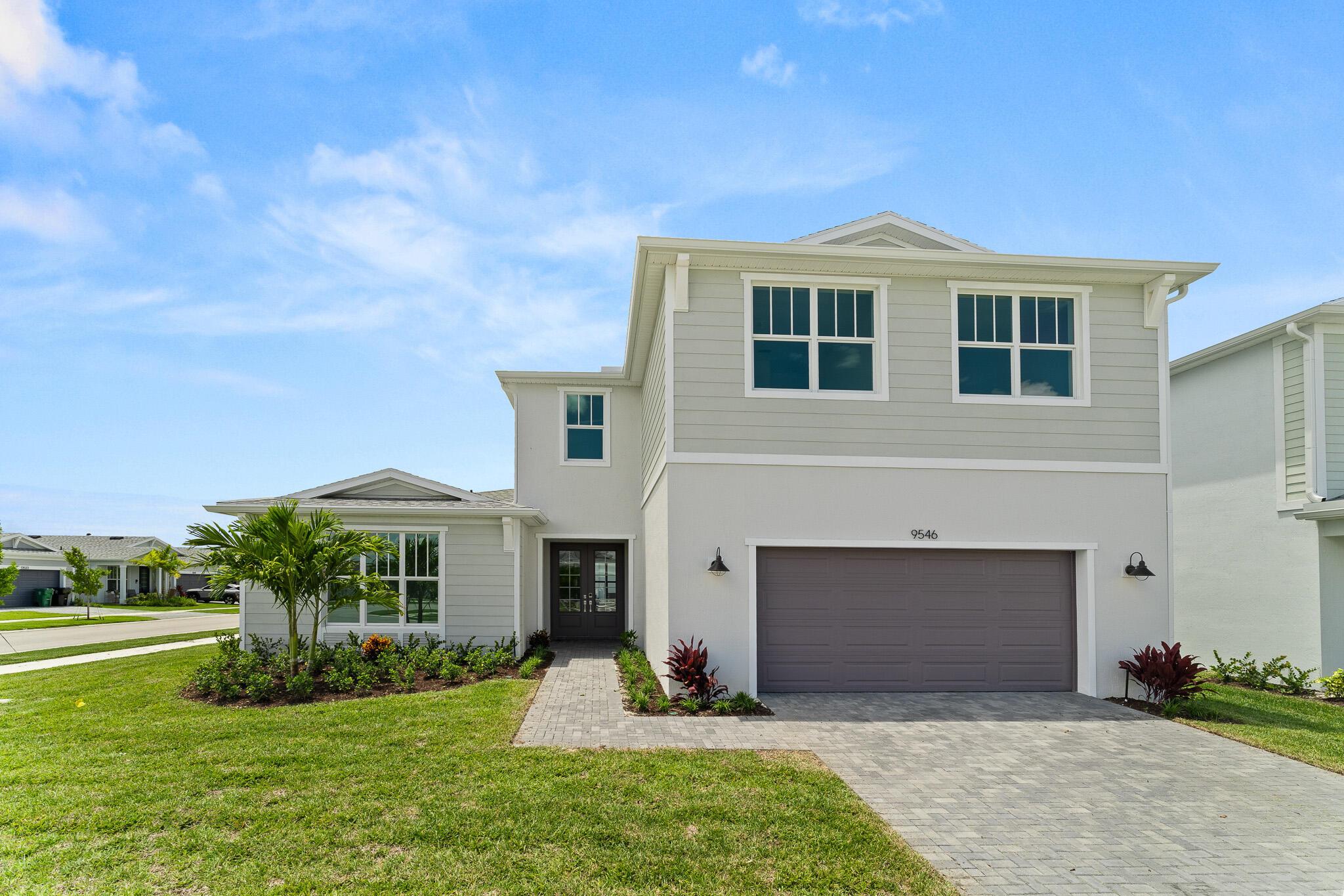 One of the most unique and best selling floorplans in the Halo Collection at Kenley is the Rowan. This larger than life, 3,272 sq. ft. plan features a first floor owners suite, four bedrooms and 2.5 baths in addition to an unbelievable amount of living space. For families seeking extra bedrooms, the Rowan has the ability to be upgraded to up to a six bedroom, four bedroom home. Step through the front doors of this beautiful house and you are met by a flex space perfect for an office, colossal laundry room, gathering room, kitchen, and dining room. Up the stairs find a convenient and spacious loft perfect for a secondary lounge surrounded by three considerably sized bedrooms. Out back on the covered lanai, kick back and relax knowing that you have found the perfect home for you.