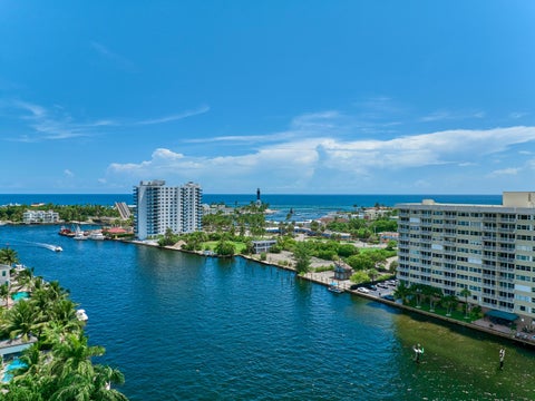 Tiny photo for 2611 N Riverside Drive #606, Pompano Beach, FL 33062 (MLS # B26080772)