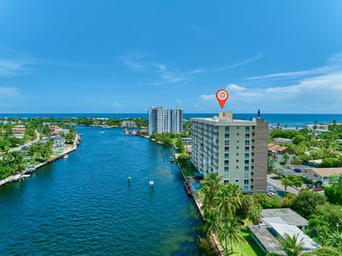 Tiny photo for 2611 N Riverside Drive #606, Pompano Beach, FL 33062 (MLS # B26080772)