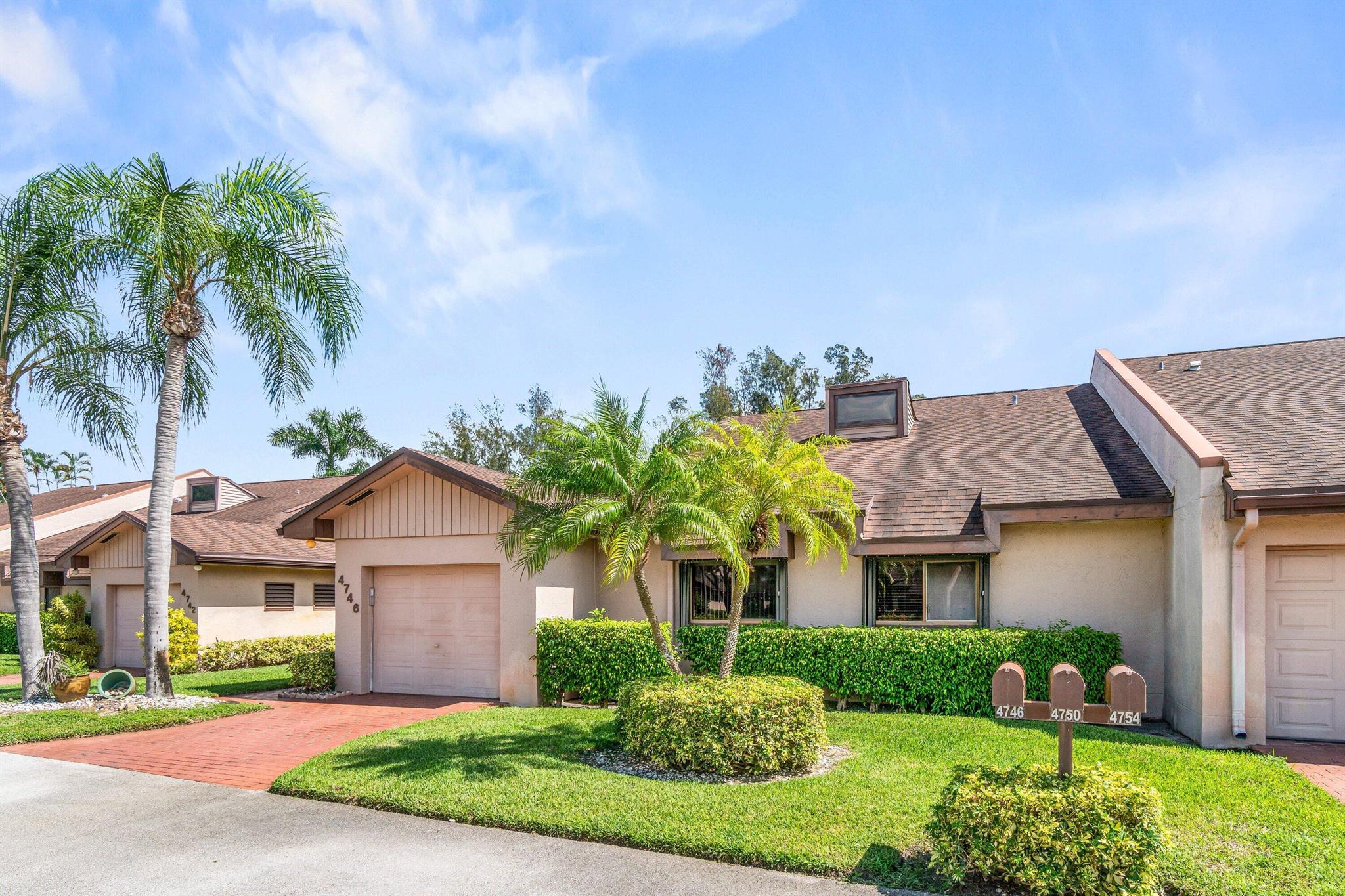 Furnished 3-bedroom, 2.5-bathroom villa with marble floors and an enclosed Florida room. Attractive unit. Kitchen and bathrooms are original and villa needs TLC! Roof replaced in 2018. Country club membership is optional. Recent appraisal available. Total monthly maintenance of $1,036.40 includes two assessments. Art and Home decor not included.