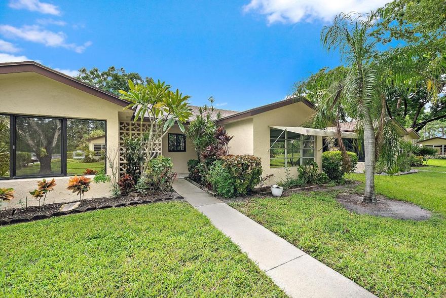 Welcome to this charming 2-bedroom (one-bed plus huge den), 2-bath villa in the highly desirable High Point of Delray West community! Perfectly positioned near Delray Beach's vibrant shopping, dining, and beaches, this home offers a bright and functional layout with plenty of space for living and entertaining.

The den provides flexible space for a second bedroom, guest room, home office, or hobby area, while two full bathrooms offer convenience and comfort. Enjoy the active 55+ community amenities, including a clubhouse, pool, and social events.

This property is being sold as-is and is ideal for cash buyers or investors looking for a great value in a sought-after area. Don't miss this chance to own a piece of Delray Beach at a fantastic price!