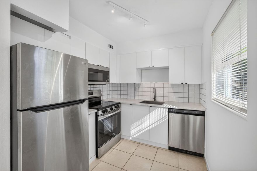 FIRST & SECURITY FOR MOVE IN with approved credit/background. Newly renovated 1BD/1BA in Coral Ridge waterfront boutique building! Features include new cabinetry, updated bathroom, stainless steel appliances, and impact windows/doors. Pets welcome ($20/mo pet rent). Tenant pays $67/mo for water/sewer/trash. Quick approval process. Laundry & large pool on site! Unbeatable sunsets, walkable neighborhood, minutes to Fort Lauderdale Beach, Galleria Mall, Downtown Fort Lauderdale and Wilton Manors! Enjoy modern living in a prime location! Units 8 & 11 are currently available.