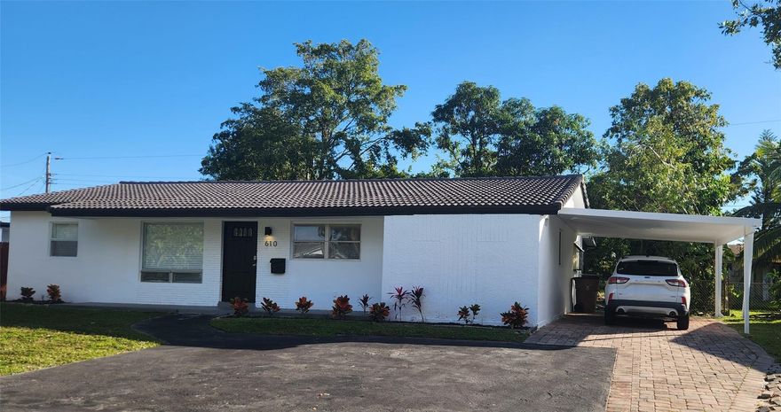 Ahhhhhh welcome home to your own piece of paradise in the heart of Deerfield Beach! This beautifully updated 3-bedroom, 2-bath residence is move-in ready and waiting for you. Enjoy brand-new flooring, a modern kitchen, stylishly renovated bathrooms, and new washer, dryer, and refrigerator to be installed. Impact glass throughout is scheduled to be installed, offering added peace of mind. The spacious primary bedroom easily accommodates a home office setup and features generous walk-in closets. Plenty of parking in your wide driveway! 6' fence to be installed! Minutes from major highways so commuting is effortless. Enjoy some of South Florida’s most stunning beaches, from Deerfield Beach to Pompano Beach, are only minutes away. This home is both child- and pet-friendly with fast approval.