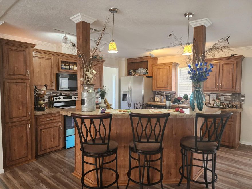 Built in 2019, this property is 4 bedrooms, 2 baths with brand New carpet and New laminate flooring. All brand new! New Appliances, New water system, New A/C, and 1.25 acres of land. Schedule your showing today!