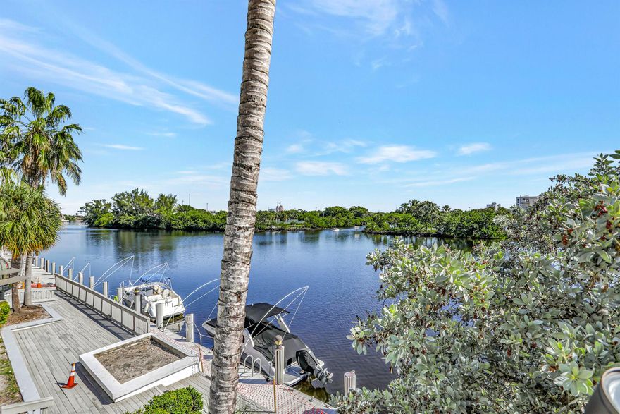 Beautiful river views in a prime location, right in the heart of East Fort Lauderdale less than a mile from the beach! Welcome to your 2 bedroom / 2 bathroom OVER 1,900 sq ft. water-front corner condo with two balconies (east and north facing) at East Point Towers in Fort Lauderdale **ALL IMPACT WINDOWS AND SLIDING DOORS**. **BRAND-NEW STAINLESS STEEL APPLIANCES** in the kitchen. Master Bedroom with private bath, large bedroom walk-in closets, and beautiful garden/water view. **WASHER/DRYER HOOKUP IN GUEST BATHROOM**. Sunrises and river view as you wake up every morning to your east facing view. Enjoy watching boats on the Middle River from the living room windows and the 25' patio. You can enjoy all the amenities nearby in a very short walking distance such as Galleria Mall, fine restaurants, movies, grocery stores, parks with tennis and pickleball courts. HOA fees include 24- hour security, Wi-Fi internet and cable tv (fiber-optic; Bluetooth), general property and flood insurance, fitness center, heated pool, sauna, water, common areas, grounds/building/pool maintenance, one extra storage space, and trash removal. Recently remodeled building interior with updated elevators, library/conference rooms, hallways, common area, clubhouse, and fitness gym. The floorplan is the largest of all units in the whole complex, convenient staircase to exit for pool and club house - enjoy the gym, sauna, pool, grill area - and the monthly evening community gatherings at the grill area with your neighbors. Come join this beautiful vibrant community right in the heart of East Fort Lauderdale. One deeded garage parking covered space and plenty of guest parking. Boat dockage spaces when available. This is an amazing opportunity.