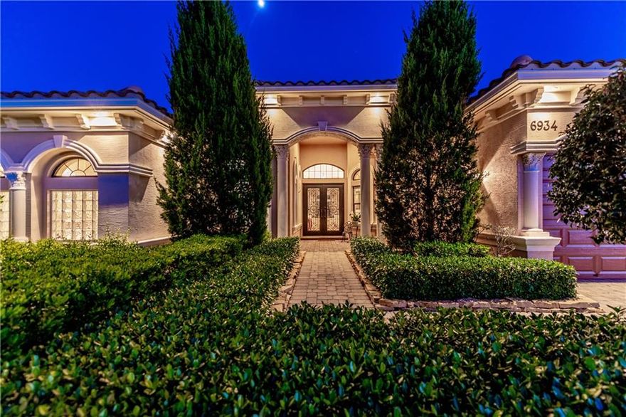 PARKLAND GOLF & COUNTRY CLUB ONE-OF-A-KIND TOLL BROS ROYALE MODEL (ONE STORY) BUILT ON PREMIUM 18,312 SF LOT, on Double Culdesac, w/GAS Heated Pool & Spa, & fabulous views of 3 Community Waterfall Fountains and are lit at night, simply enchanting backyard*ALL IMPACT WINDOWS & DOORS*CUSTOM WROUGHT IRON Double Front Doors*Marble Floors throughout main living areas & wood in bedrooms*GOURMET KITCHEN w/Wolf 6 Burner GAS Cooktop & Hood, Wolf Double Wall Ovens, Wolf Microwave, Sub-Zero Fridge with Ice & Water Dispenser, Bosch Dishwasher*MASTER SUITE w/2 Walk-in Closets, French Door to Patio, BATH has Jetted Tub, TWO Separate Vanities*TRIPLE SPLIT PLAN*5th Bdrm is OFFICE with Built-ins, Bdrm #2 is separate with WIC, Bdrms #3 & #4 have J&J Bath*FENCED YARD*CROWN & CASEMENT Moldings*MORE!
