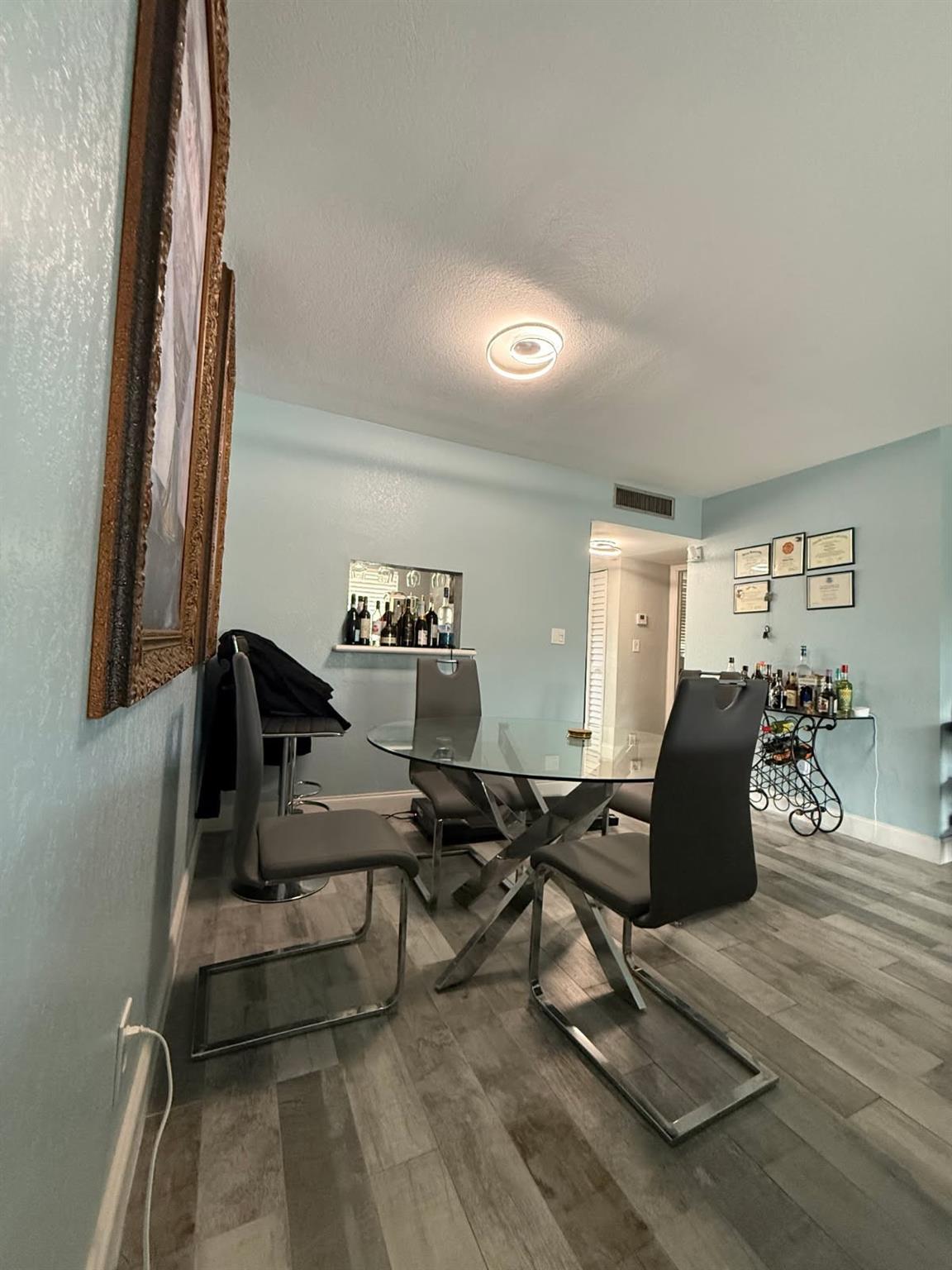 Beautiful, updated, and clean apartment in Bermuda Club. No wallpaper, no popcorn ceilings, knockdown walls. Gray tile flooring. The entire apartment is tastefully painted. The air conditioning and water heater were installed in 2023. New cabinets in both bathrooms. The refrigerator and microwave are new. Modern light fixtures in the ceilings. One ceiling fan on the terrace.
Second floor with lake view. This building allows renting after first year of ownership. Maintenance $599.00 includes water, and basic cable. Laundry facilities on each floor.
Excellent location.