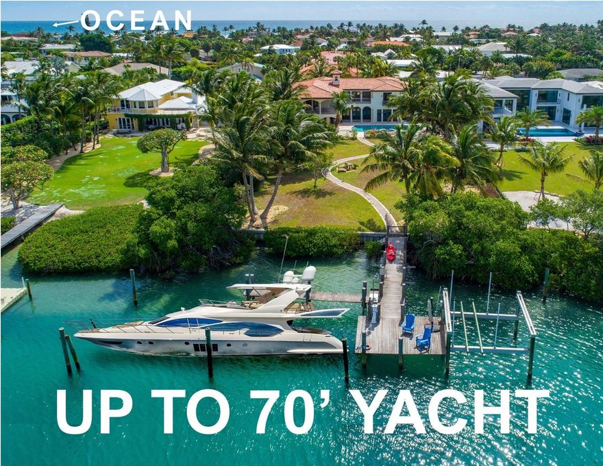 Spectacular direct Intracoastal home on the crystal blue water in Jupiter Inlet Colony, just a few hundred feet from the Inlet by boat the premier location of Jupiter Island!  The expansive 6,900 sf and 10,742 total sf home was built in 2007 & features great views from almost every room, excellent floor plan, impact windows & doors, solid concrete & steel structure on an over-sized .7 acre-Intracoastal lot overlooking the historic Jupiter Lighthouse!   The spacious double-island kitchen features beautiful wood cabinetry, granite counters, commercial grade gas cook top & plenty of space for bar stools & breakfast nook.   Other features include wood & marble floors throughout, elevator, spacious outdoor living area with heated pool & spa, 4 car garage, spacious grand master suite with large balcony overlooking the ICW with dock, boat lift & a slip to accommodate large yacht in non-wake zone part of the Intracoastal, just seconds away from the Jupiter Inlet & Atlantic Ocean.   Situated on the southern tip of Jupiter Island in one of the safest towns in America, all homes have direct access to the secluded beaches.

Surrounded by the Atlantic Ocean, Intracoastal Waterway and The Jupiter Inlet, Jupiter Inlet Colony is Jupiter Island's best kept secret. It offers its residents a spectacular lifestyle with amenities such as, secluded & pristine beaches, great fishing & snorkeling, optional Beach Club membership, private marina & yacht club, & proximity to world class shopping.