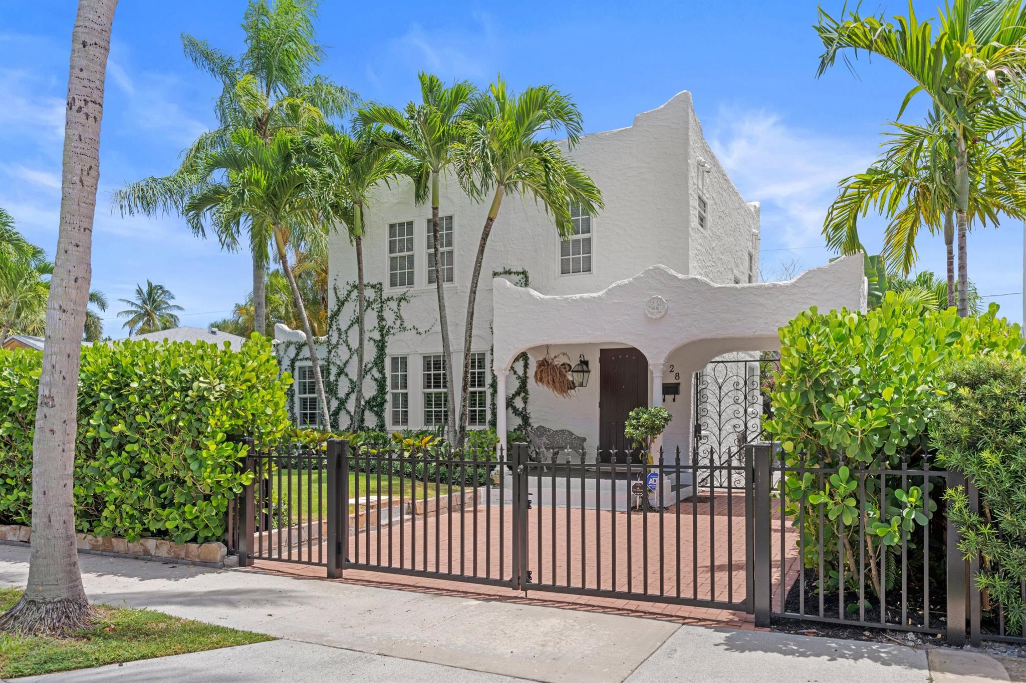 Beautifully renovated Spanish Mission style home in the heart of Old Northwood. 32nd St. is one of the prettiest streets in Northwood, with 5 John Volk homes on the block. Original pine hardwood floors, large living areas, original fireplace, and 10 ft ceilings. The home has many of the original features, plaster work, and charm. 2 bedrooms and 2 baths on the 2nd floor, with a den/office/ bonus room on the 1st floor. The home is professionally decorated, and can be sold furnished. The family room opens out to the large pool deck and lushly landscaped back yard. The pool is heated and can be both a salt or chlorine system. The Cottage has just been rebuilt to code, with permits. The property has all new impact glass doors and windows. The home's completely updated, ready for the new owner.