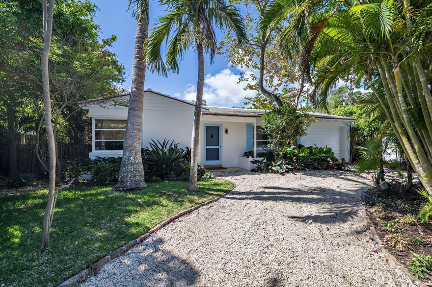 This quintessential Palm Beach Bungalow represents a singular opportunity on one of Palm Beach Island's most idyllic North End lanes.  The cottage's circular drive under a canopy of mature palms presages the hushed and private aesthetic continued throughout the property.  A manicured, hedge lined backyard expands on this intimacy with a sprawling deck greeted by a large and inviting pool.  Located less than a block from one of the island's most renowned beaches this residence is a rare opportunity in this coastal neighborhood. Inside, a meticulously remodeled interior awaits.  New floors greet immaculate stainless-steel appliances nestled in bespoke cabinetry.  The home's three bedrooms and two bathrooms boast new fixtures and pristine paint.  Sweeping French doors open to the front courtyard and covered Veranda.  This understated property in a prime location on Palm Beach Island offers a unique opportunity in one of South Florida's most prized enclaves.