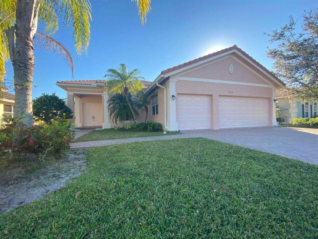 This 4 bedroom 3 full bath house has plenty of entertaining space & has tile throughout! One in law Suite. The screened in large patio faces a preserve area for extra privacy! 3 car garage .Paver driveway and patio too! Community has man guarded gate, clubhouse, high speed internet included, pool, & tennis. Come play & Enjoy Beautiful Newport Isles!