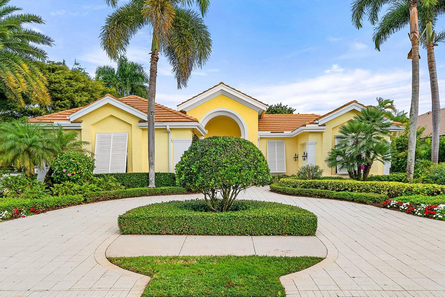 IMMEDIATE FULL GOLF MEMBERSHIP OPPORTUNITY AVAILABLE or this home could sell without any membership to include limited dining privileges at two of the venues. Various options with this home - could also choose Racquets or Sports categories. 

This stunning courtyard home is situated on a corner lot within BallenIsles Country Club. This exceptional floor plan offers over 3,500 square feet of living space and features two bedrooms plus office and three-and-a-half bathrooms in the main residence, along with a private one-bedroom, one-bath casita with a separate entrance. 

The home is filled with abundant natural light and showcases a desirable indoor-outdoor living space with expansive sliding doors and elegant transom windows exposing the garden views. The interior features hardwood flooring throughout. The kitchen is equipped with GE Monogram appliances, including a five-burner gas cooktop, a center island, and a spacious walk-in pantry. The spacious primary suite with tray ceiling and sizable custom walk in closet boasts a spa like bathroom with dual vanities, jetted tub, and a glass shower. 

The thoughtfully designed layout offers three en-suite bedrooms, with one currently set up as an office and features French doors that open to a separate outdoor space, the courtyard is adorned with a screened and covered patio and large pool to enjoy. Across the patio, you'll find the substantial 439 square foot, private 1 bedroom, 1 bathroom Casita with separate Vintage tub and glass shower. Don't miss out. Schedule your private showing today!

Ballenisles Country Club is recognized as a 5-star platinum rated club offering world class amenities and facilities with three championship golf courses, a top rated tennis & pickleball facility, beautiful newly renovated clubhouse and sports complex, six dining options, fitness center, spa & salon, community pool, dog park, walking paths, and so much more!