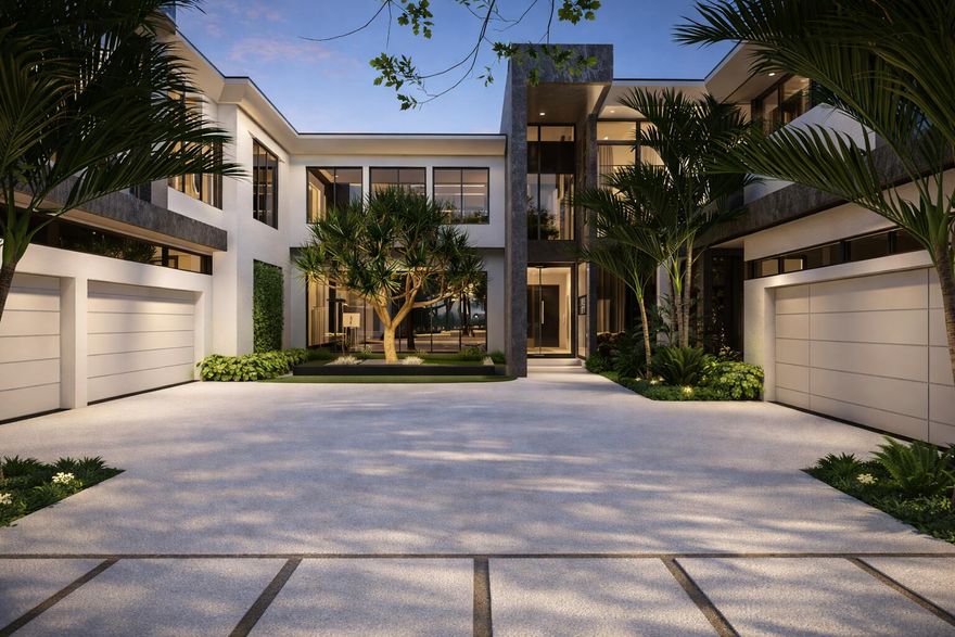 Spectacular brand new waterfront estate, situated on a trophy waterfront lot in the exclusive Admiral's Cove golf community of Jupiter, Florida. Featuring nearly 10,000 square feet of living space, including 5 main bedrooms, 7 full baths, 2 half baths, a private office, club room, and a separate guest apartment, along with a resort-style pool and brand new private dock with new seawall and over 300 feet of wraparound water frontage. Brought to life by renowned celebrity interior designer, Krista Watterworth Alterman of Krista+Home, this home has been expertly designed by current owner to meticulous detail, while giving the vibe of effortless entertaining in luxurious comfort. If you are looking for South Florida's most impressive waterfront property - 217 Commodore of Admiral's Cove is it.
