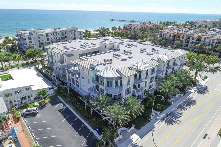 Stunning PENTHOUSE with 12' volume ceilings (approximately). Being sold Turn-Key with Modern Furnishings Included. Contemporary Design has Open Floor Plan, Kitchen Island, Stylish Tile throughout & Floor-to-Ceiling Impact Windows. DEN can be used like a 3rd Bedroom. 1 Parking, 1 Storage & 2 PETS OKAY. Villas by the Sea is the NEWEST CONDO CONSTRUCTION in this Beach Area. Boutique Building with ONLY 36 RESIDENCES IN THIS LOWRISE BUILDING. Private Beach Club overlooking White Sandy Beach & Atlantic Ocean with Beach Access. Club has Poolside Cabanas, Kitchen Facilities, BBQ, Spa & Exercise Room. Located on El Mar Drive (Signature Oceanfront Street of Lauderdale by the Sea) & just steps from Tennis, Restaurants, Entertainment, Shops, Fishing Pier etc. *This Beach Lifestyle Can't Be Beat*