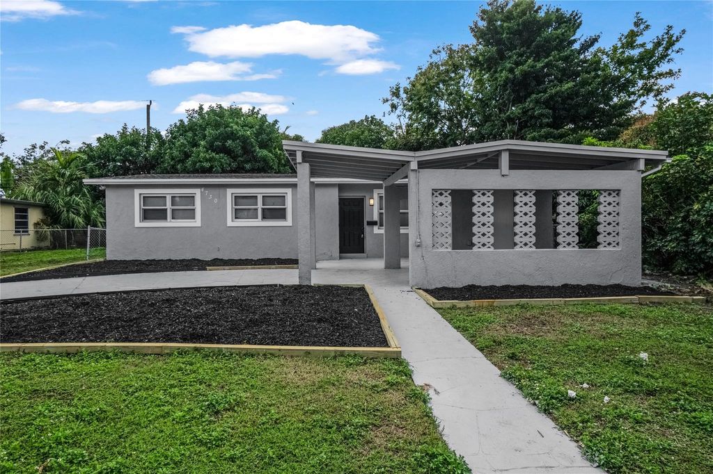 Photo of 4730 NW 11th Place, Lauderhill, FL 33313 (MLS # F10548054)