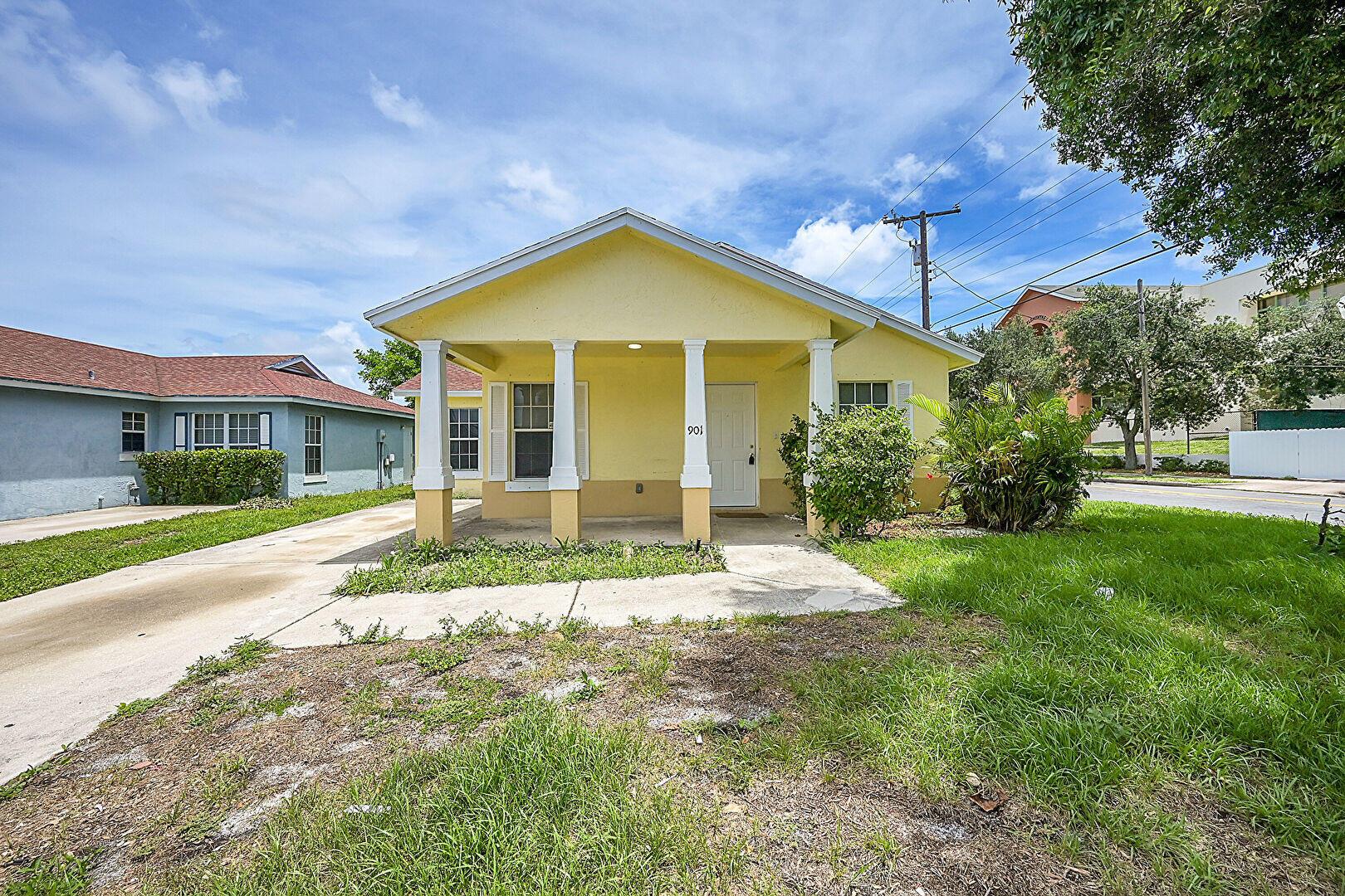 Welcome to a charming property in West Palm Beach! This home boasts classic architectural details and modern updates, offering a blend of comfort and style. The spacious interior includes multiple bedrooms, a cozy living room, and a well-appointed kitchen. Outside, enjoy a private backyard appropriate for relaxing or entertaining. Situated in a convenient location close to local amenities and attractions, this house provides a wonderful opportunity to experience Florida living at its best.