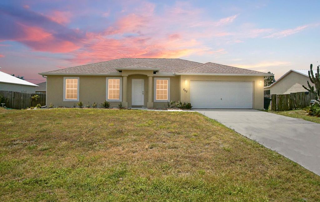 Photo of 842 SW Haas Avenue, Port Saint Lucie, FL 34953 (MLS # R10977463)