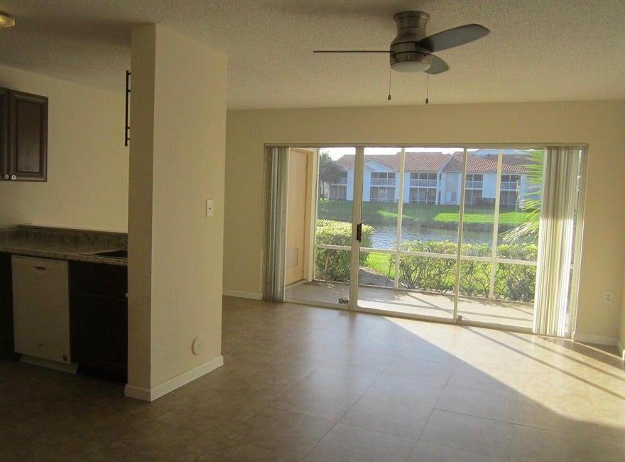 FULLY UPGRADED! 1BR/1BTH, 1ST FLOOR CONDO WITH DIRECT CANAL VIEW: FRESHLY PAINTED, TILED FLOOR, UPDATED KITCHEN CABINETS AND VANITY! CLOSE TO I-95,PALM BEACH OUTLETS AND CITY PLACE. PETS 25LB ARE WELCOME. WATER/SEWER ARE INCLUDED IN RENT. ONE ASSIGNED PARKING SPACE. GATED COMMUNITY ''STERLING'' OFFERS LUXURY RESORT STYLE AMENITIES: LIKE POOL, TENNIS COURTS,GYM.CR.SCORE 675+ FOR EACH TENANT BY HOA MANAGEMENT.