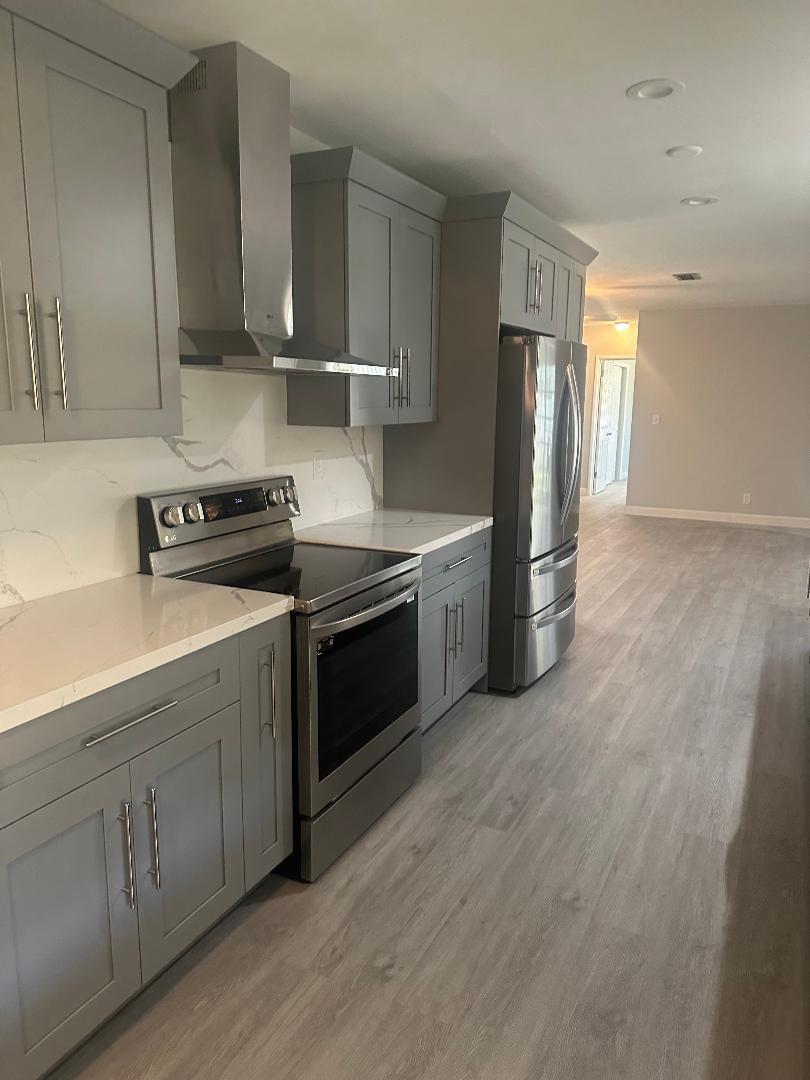 Welcome to this beautifully renovated 3-bedroom, 2-bath home that has a modern feel plus comfort! Located in the desirable neighborhood of Lawn Acres and ready for immediate occupancy!