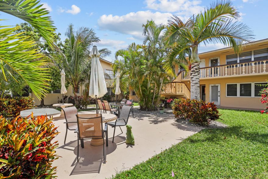 IMMACULATE AND MOVE IN READY THIS BEAUTIFULLY FURNISHED 1 BEDROOM 1 BATHROOM SECOND FLOOR CONDO OFFERS COMFORT AND STYLE. LOCATED IN THE SOUGHT AFTER CENTURY VILLAGE OF WEST PALM BEACH, A GATED COMMUNITY FOR ACTIVE ADULTS 55+. THIS UNIT FEATURES TILED FLOORING THROUGHOUT, CENTRAL AIR CONDITIONING, UPDATED BATHROOM.  WELL MANAGED ASSOCIATION, NEW ROOF AND A PATIO TO SIT OUT AND RELAX ON.  VERY CLOSE TO THE HASTINGS FITNESS CENTER WHICH FEATURES A GYM, EXERCISE CLASSES, A SWIMMING POOL AND A RESISTANCE POOL.  COME AND ENJOY  RESORT STYLE LIVING IN THIS GATED COMMUNITY FOR ADULTS 55 + CLUBHOUSE features a theater, indoor pool, card room, community/party room, billiard room ,shuffle board ,tennis , pickleball ,bocce and two outdoor pools. Numerous heated outdoor pools throughout the community GREAT LOCATION: close to shops, restaurants, PBI airport and beaches.
