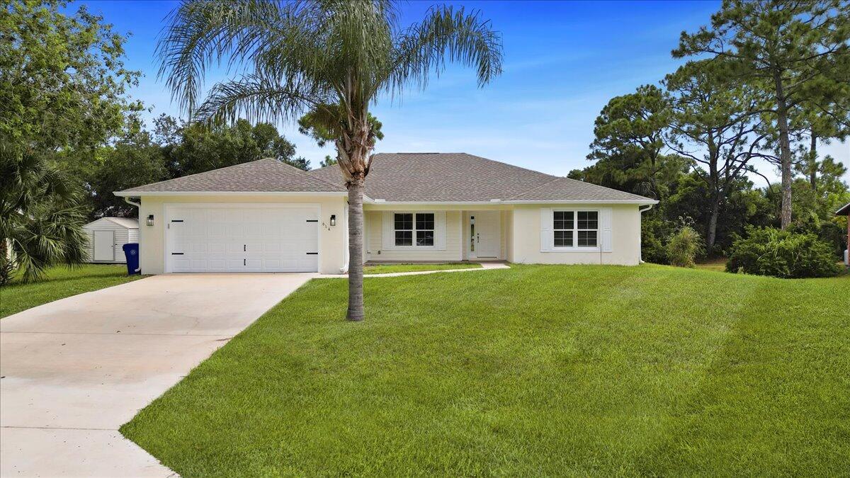 Beautiful, freshly updated 3-bedroom, 2-bath, 2-car garage home in Sebastian, Florida. Built in 2017 with 1,863?sq?ft of living space. This freshly updated and almost NEW home is located in a peaceful residential neighborhood and features open floor plans, with soaring ceilings and a bright kitchen ideal for entertaining. NO HOA. Just minutes from the Indian River, with convenient access to parks, shopping, and local restaurants.Close