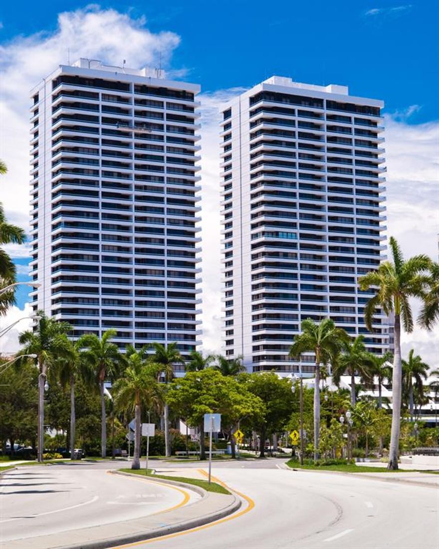 Sleek, modern and luxuriously fully renovated unit. Two bedroom, two full baths with sweeping views of the Ocean, Intracoastal Waterway, and the Island of Palm Beach. Over 2,100 total sq.ft. Generous living area. Italian porcelain tile throughout, Monogram/Jenn-Air appliances, custom cabinets, built-in dry bar, custom work station, hurricane impact doors and windows, Sonos sound system, electric blinds, and ample storage space throughout. East and West exposures. Outdoor balcony offers exceptional living/dining space and water views. Full service, luxury building with 24-hour security, valet parking, concierge, two swimming pools, fitness room, conference room, and tennis court with pickleball. Pet friendly. No expense spared. A must see.