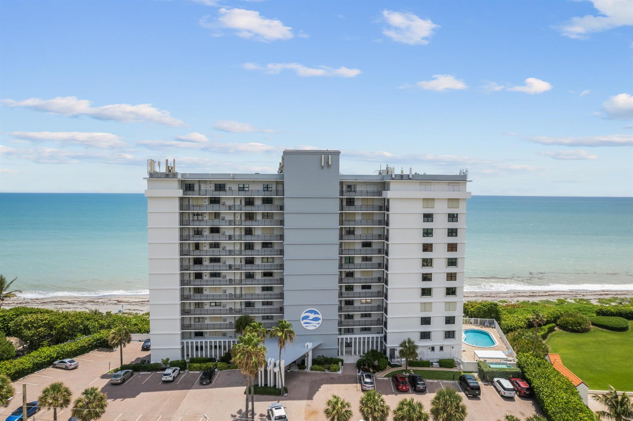 LOCATION! LOCATION! LOCATION! Beautiful direct oceanfront Juno Beach rental. This open floor plan 2B/2B located on the 9th floor, has breathtaking ocean views from sunrise to sunset. Totally remodeled in 2016, includes custom kitchen, flooring, bedrooms, and bathrooms. New impact sliding windows in living room, and big picture impact windows in the primary bedroom. Fully furnished unit. Assigned parking, heated pool, and private beach access. A great way to spend your season in paradise or annual lease on the beach. Located just minutes away from restaurants, shopping, entertainment, and 15 minutes from the PBI airport. Don't miss out on this amazing beach opportunity!