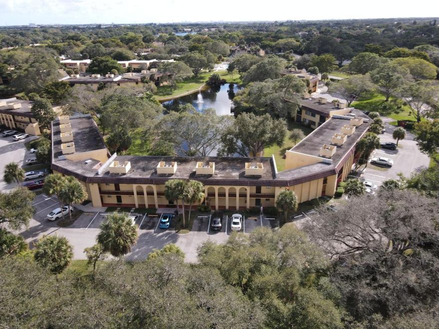 Priced to sell with furniture negotiable, this rarely used ground-floor corner 1BR/1BA condo offers an exceptional Boca Raton location across from Sugar Sand Park. The open, light-filled 715 sq. ft. unit features a screened lanai with tranquil lake views, original yet well-maintained finishes, and flexible living spaces ideal to enjoy as-is or update. Nestled in a boutique, low-rise community with lush landscaping, walking paths, tennis, basketball, and pool. Minutes to FAU, Lynn University, shopping, dining, and top Boca schools, perfect as a primary home, seasonal retreat, or investment.