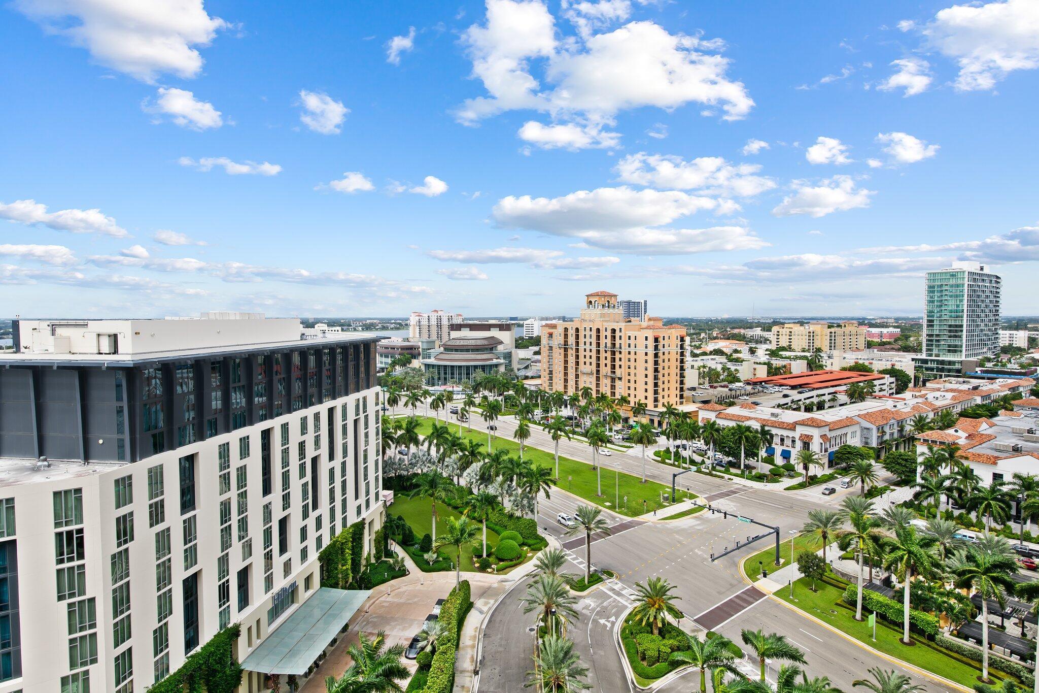 Absolutely Gorgeous Fully Furnished, Turnkey Condo in the prestigious CityPlace South Tower! | Prime West Palm Beach Location | Incredible City Views | Bright Open Floor Plan | LED Recessed Lighting | Stunning Renovated Eat-In Kitchen | White Cabinets | S/S Appliances | Large Primary Bedroom | Ensuite with Large Vanity & Glass Shower | Walk-In Closet | Screened Balcony | Tons of Storage | Resort-Like Amenities include an 86' Infinity Edge heated pool, hot tub, fully equipped outdoor kitchen, and fitness center. | Walk/Bike to City Place | Minutes to Beach, Fine Dining, Shops, I-95 and so much more! Just 5 minutes to Palm Beach International Airport. | Pet friendly building allowing for 2 dogs. | Present All Offers!